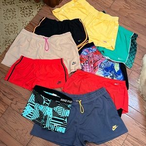 BUNDLE‼️‼️ 9 PAIRS Nike running shorts!
